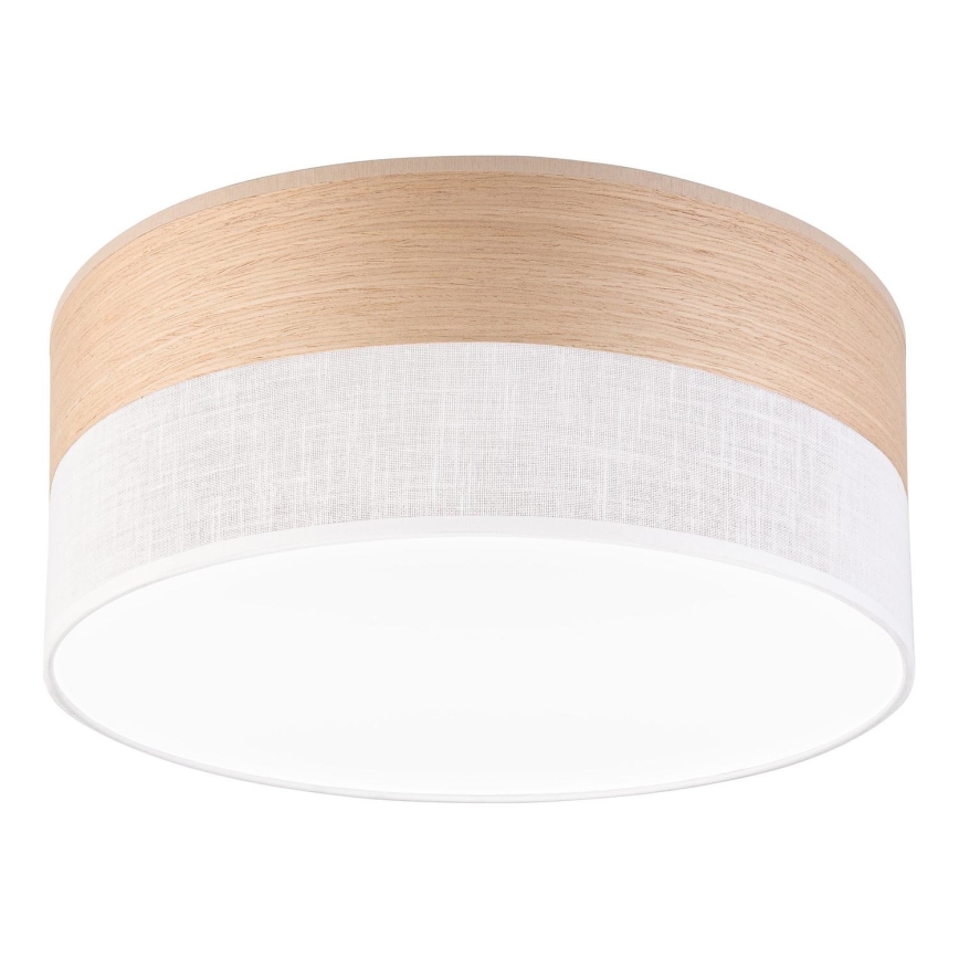 Светодиодный потолочный светильник SIRJA WOOD LED/20W/230V диаметр 35 cm белая/дуб