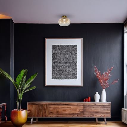 Светодиодный потолочный светильник VASO LED/4W/230V диаметр 18 см золотистый/дымчатый