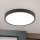 Светодиодный потолочный светильник BULLY LED/24W/230V диаметр 24 см черный
