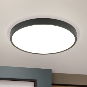 Светодиодный потолочный светильник BULLY LED/28W/230V диаметр 28 см черный