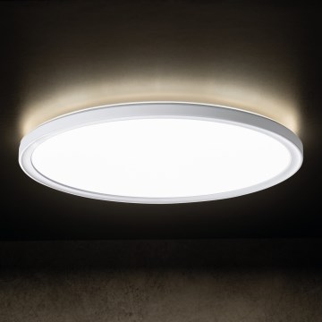 Светодиодный потолочный светильник для ванной комнаты AZPO LED/18,5W/230V диаметр 29 см IP54 белый
