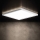 Светодиодный потолочный светильник для ванной комнаты AZPO LED/22W/230V 42x42 см IP54 белый