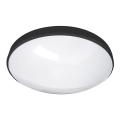 Светодиодный потолочный светильник для ванной комнаты CIRCLE LED/24W/230V 4000K диаметр 37 см IP44 черный