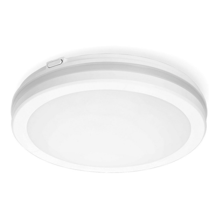 Светодиодный потолочный светильник для ванной комнаты LED/18W/230V 3000/4000/6500K IP65 диаметр 30 см белый