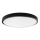 Светодиодный потолочный светильник для ванной комнаты LED/18W/230V 6500K IP44 диаметр 25 см черный