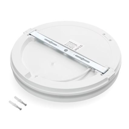 Светодиодный потолочный светильник для ванной комнаты LED/18W/230V 3000/4000/6500K IP65 диаметр 30 см белый