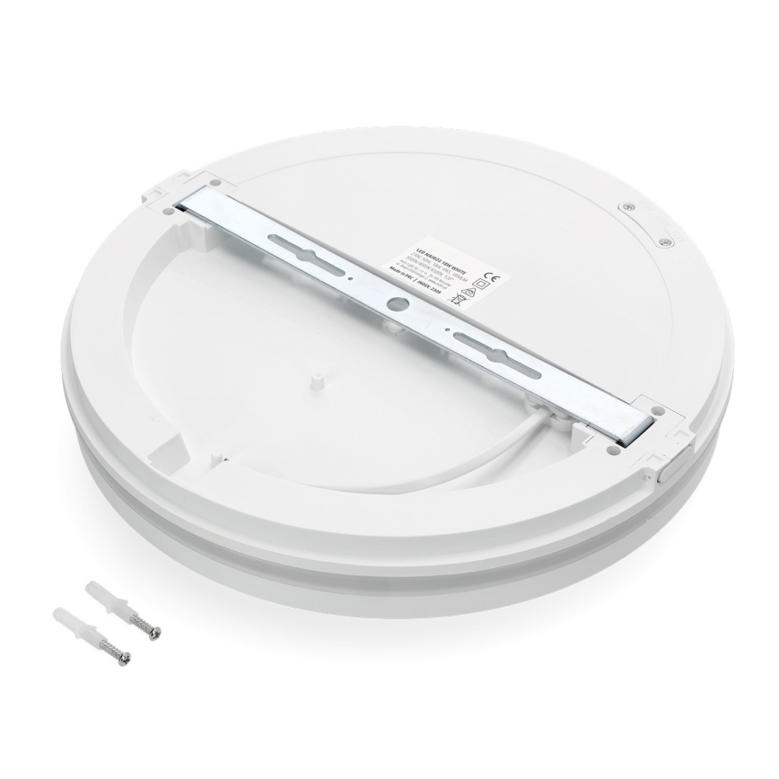 Светодиодный потолочный светильник для ванной комнаты LED/18W/230V 3000/4000/6500K IP65 диаметр 30 см белый