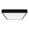 Светодиодный потолочный светильник для ванной комнаты LED/30W/230V 3000K IP44 42x42 см черный