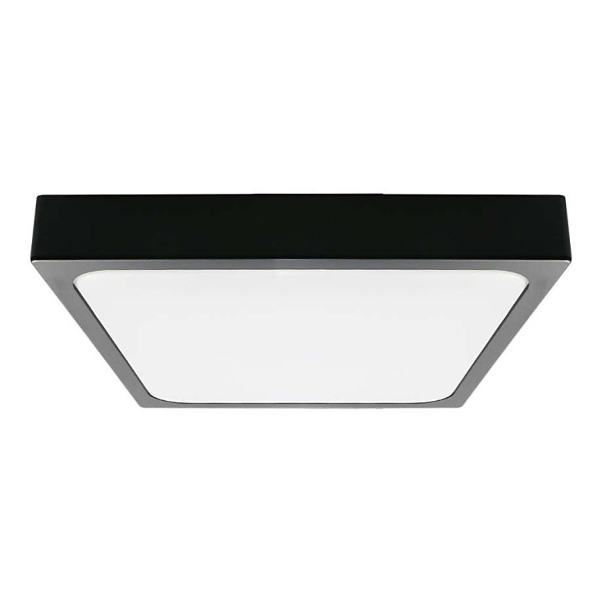 Светодиодный потолочный светильник для ванной комнаты LED/30W/230V 4000K IP44 42x42 см черный