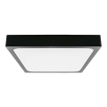 Светодиодный потолочный светильник для ванной комнаты LED/30W/230V 6500K IP44 42x42 см черный