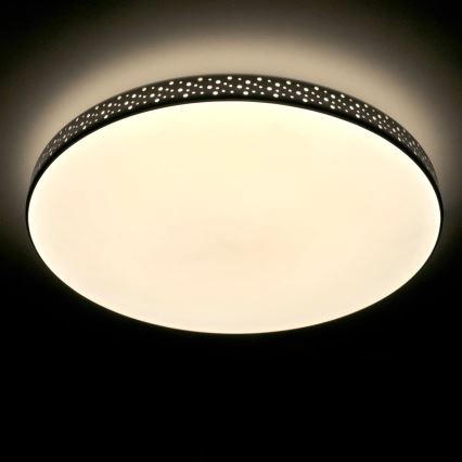 Светодиодный потолочный светильник для ванной комнаты MOON LED/18W/230V блестящий хром IP44