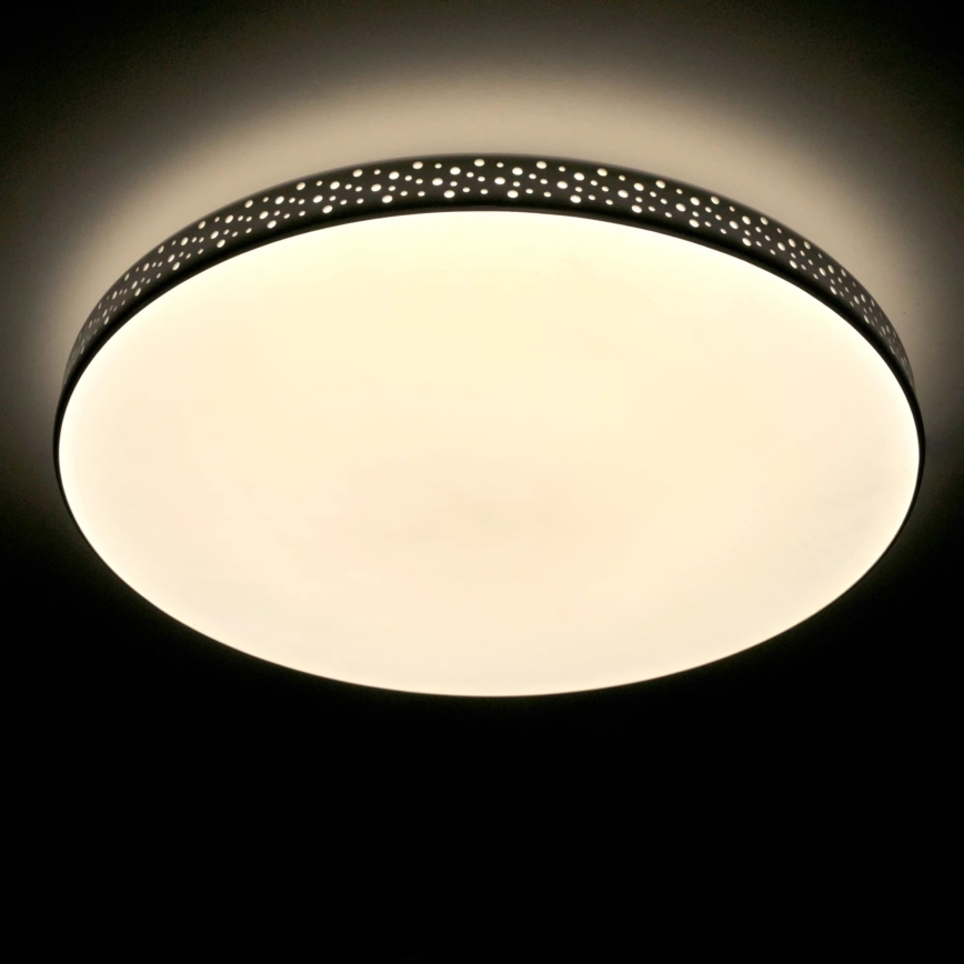 Светодиодный потолочный светильник для ванной комнаты MOON LED/18W/230V блестящий хром IP44