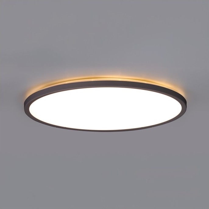 Светодиодный потолочный светильник для ванной комнаты NIVERA LED/32W/230V IP54 3000/4000/6000K диаметр 42 см черный