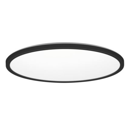 Светодиодный потолочный светильник для ванной комнаты NIVERA LED/32W/230V IP54 3000/4000/6000K диаметр 42 см черный