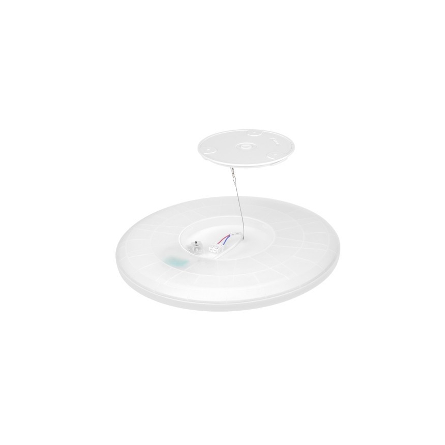 Светодиодный потолочный светильник для ванной комнаты NIVERA LED/32W/230V IP54 3000/4000/6000K диаметр 42 см черный