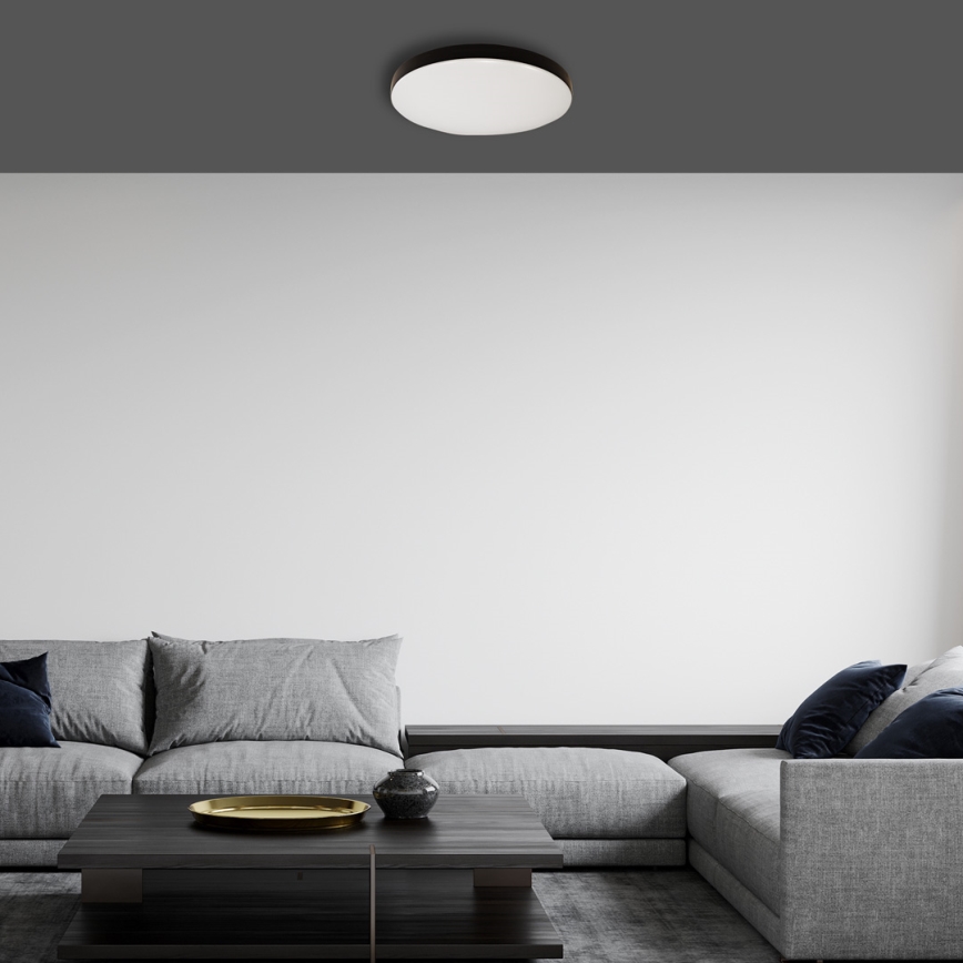Светодиодный потолочный светильник для ванной комнаты с датчик MAYA LED/13W/230V IP44 черный