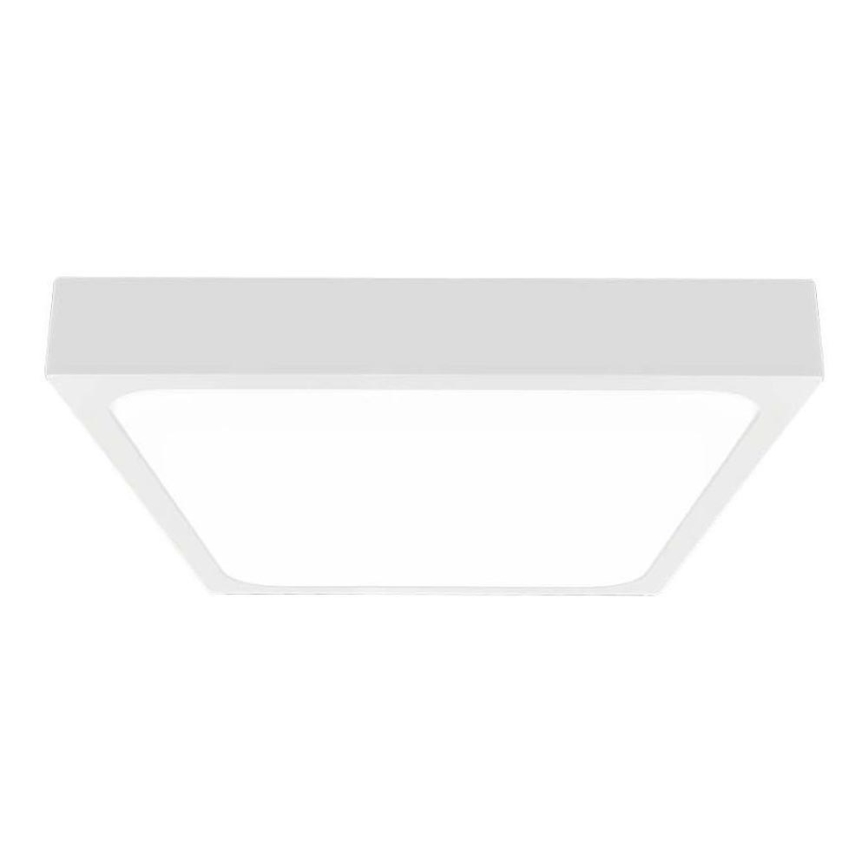 Светодиодный потолочный светильник для ванной комнаты с датчиком LED/24W/230V 4000K IP44 29,5x29,5 см белый