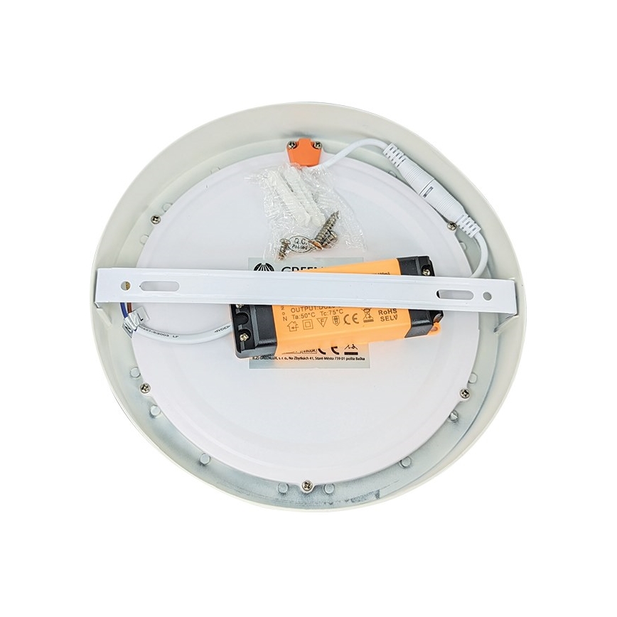 Светодиодный потолочный светильник FENIX LED/24W/230V 3800K диаметр 29,8 см белоснежный