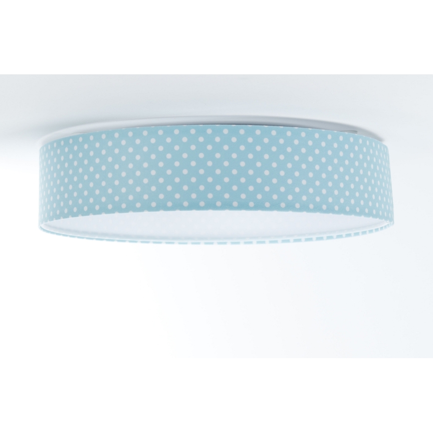 Светодиодный потолочный светильник GALAXY KIDS LED/24W/230V точки бирюзовый/белый
