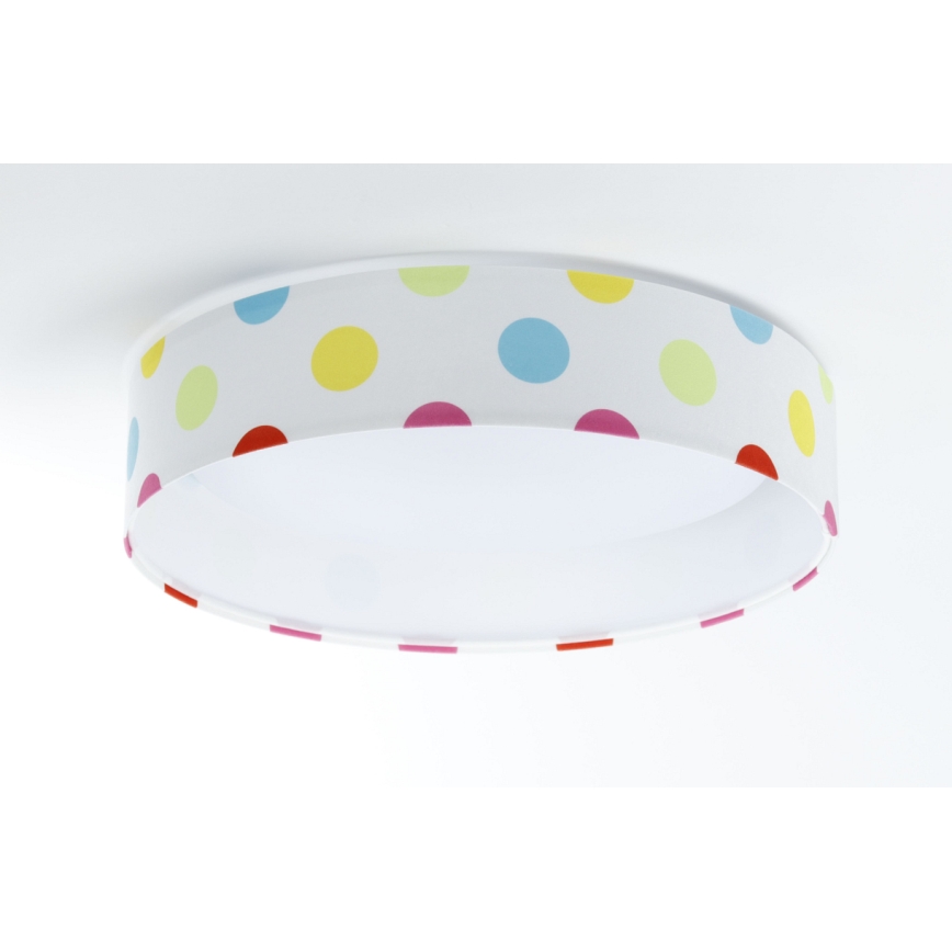 Светодиодный потолочный светильник GALAXY KIDS LED/24W/230V точки цветной