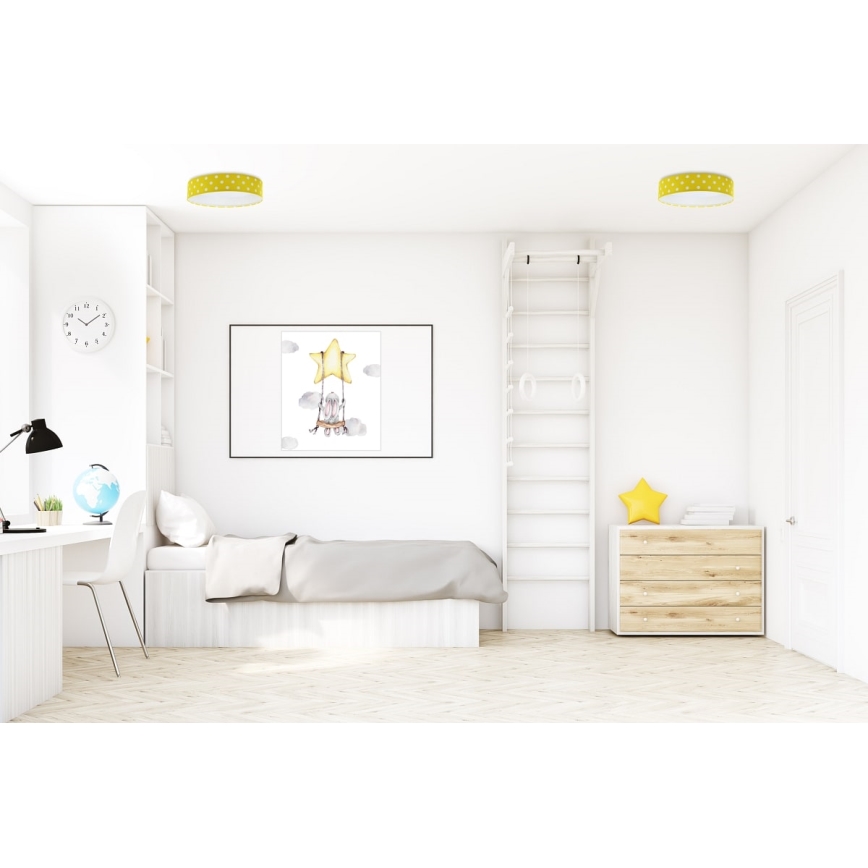 Светодиодный потолочный светильник GALAXY KIDS LED/24W/230V точки желтый/белый