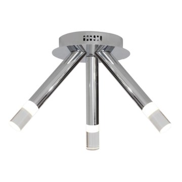 Светодиодный потолочный светильник ICE 3xLED/5W/230V блестящий хром