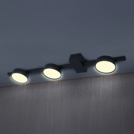 Светодиодный потолочный светильник JOY 3xGX53/6W/230V черный