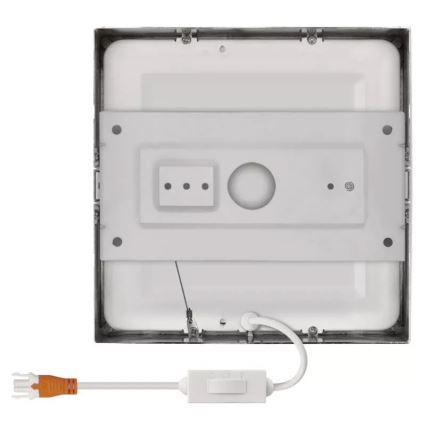 Светодиодный потолочный светильник NEXXO LED/12,5W/230V 3000/3500/4000K 17x17 см блестящий хром