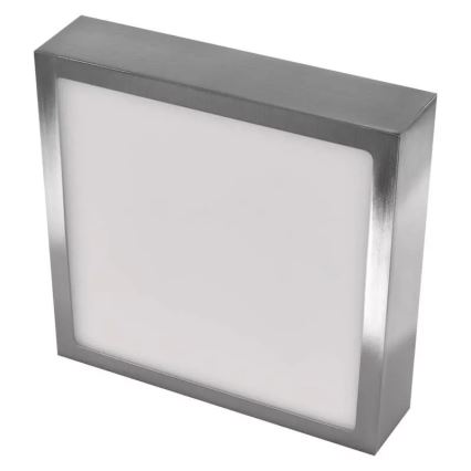 Светодиодный потолочный светильник NEXXO LED/12,5W/230V 3000/3500/4000K 17x17 см блестящий хром