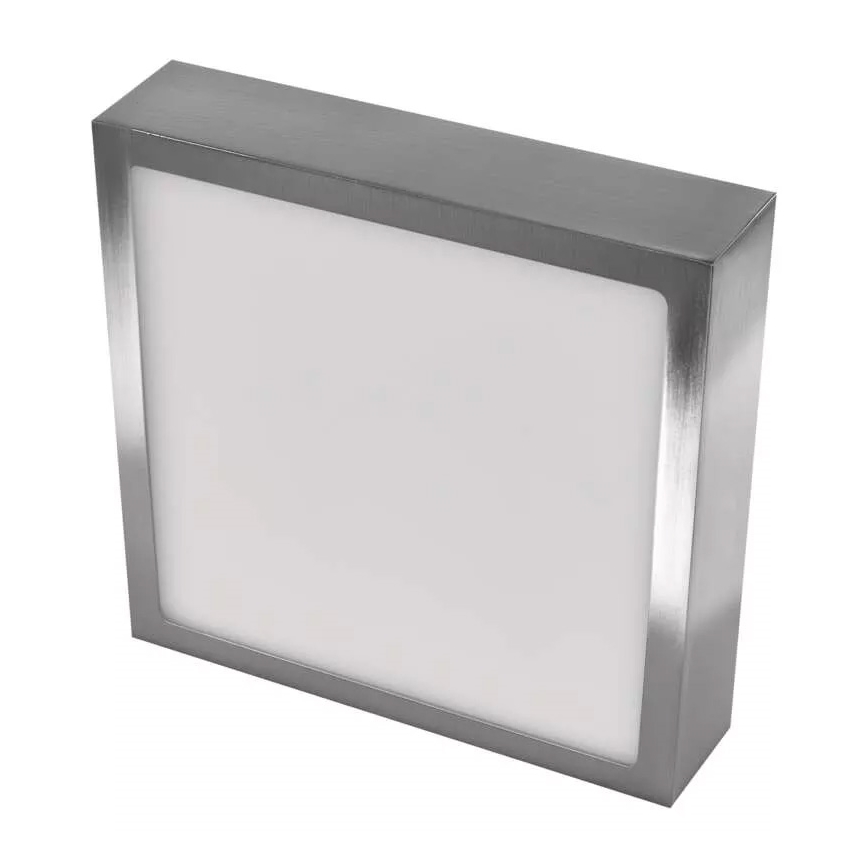 Светодиодный потолочный светильник NEXXO LED/12,5W/230V 3000/3500/4000K 17x17 см блестящий хром
