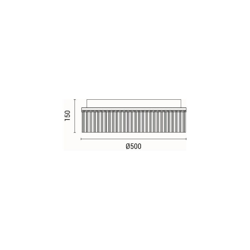Светодиодный потолочный светильник LED/18W/230V 3000K