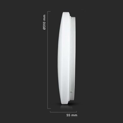 Светодиодный потолочный светильник LED/18W/230V 31 см 3000K/4000K/6400K