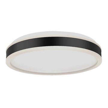 Светодиодный потолочный светильник LED/18W/230V 4000K диаметр 35 см черный
