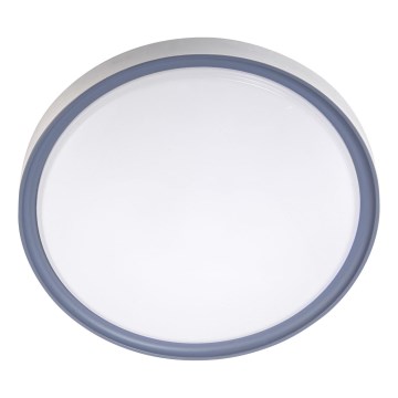 Светодиодный потолочный светильник LED/18W/230V диаметр 30 см белый/серый