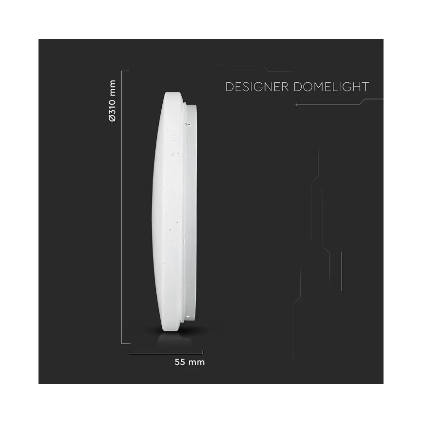 Светодиодный потолочный светильник LED/18W/230V диаметр 31 см 3000/4000/6400K