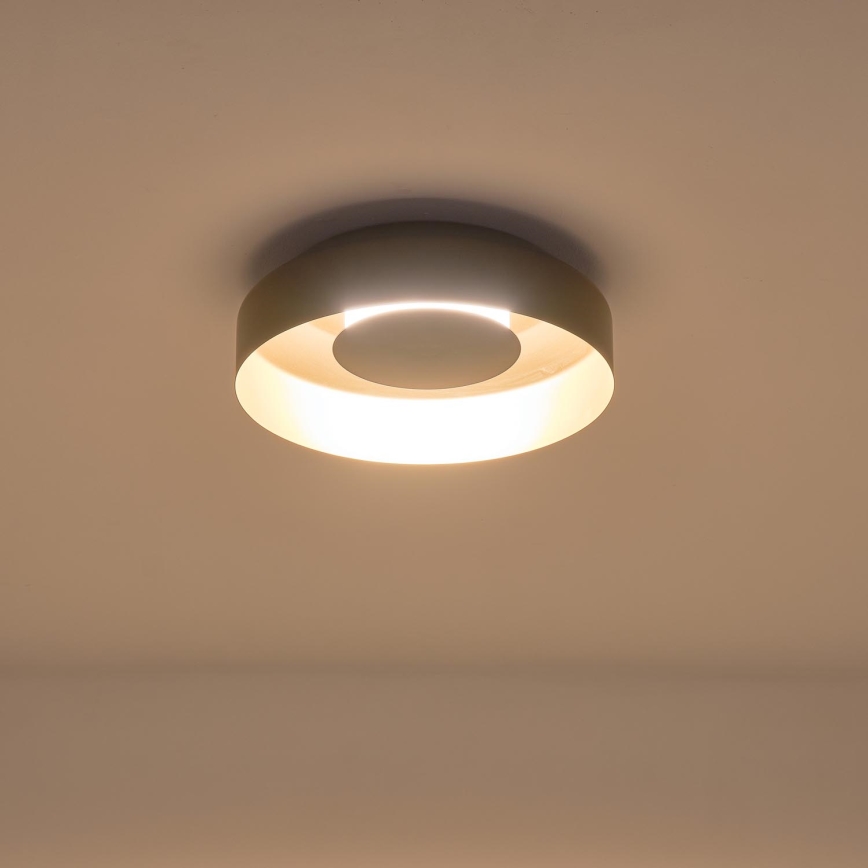 Светодиодный потолочный светильник LED/20W/230V 3000K черный