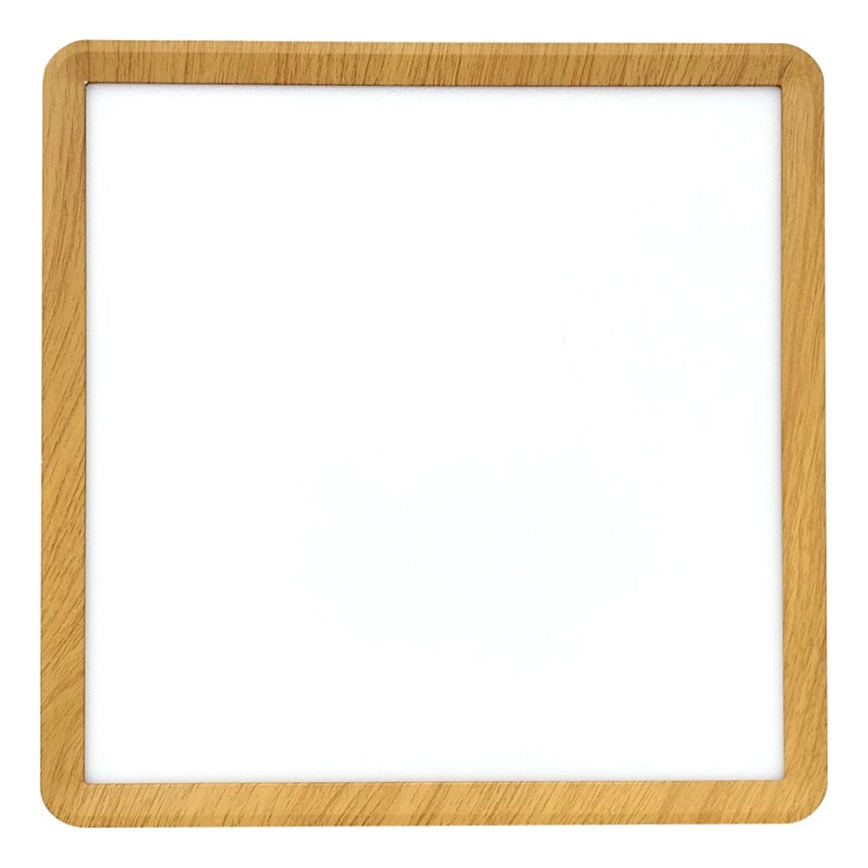 Светодиодный потолочный светильник LED/24 Вт/230 В 3000/4000/6500 К 30x30 см бежевый