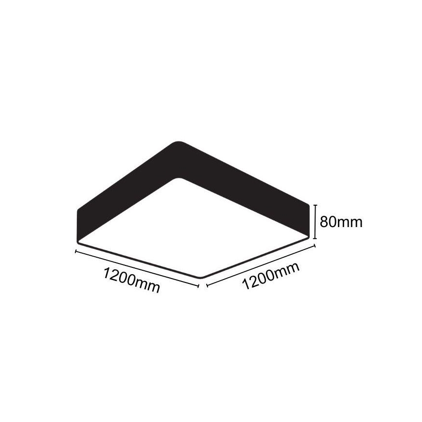 Светодиодный потолочный светильник LED/240W/230V 4000K 120x120 см