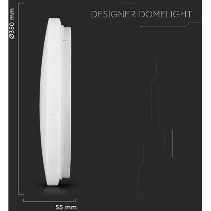 Светодиодный потолочный светильник LED/24W/230V 35 см 3000K/4000K/6400K