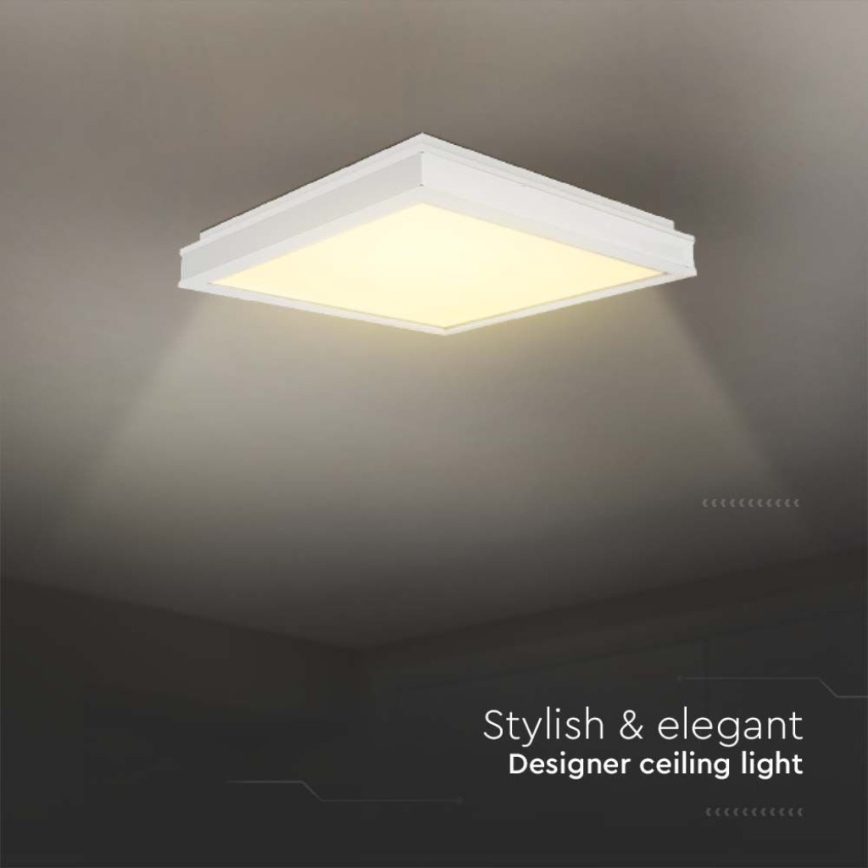 Светодиодный потолочный светильник LED/24W/230V 4000K 45x45 см белый