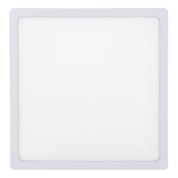 Светодиодный потолочный светильник LED/24W/230V 4200K 28x28 см белый