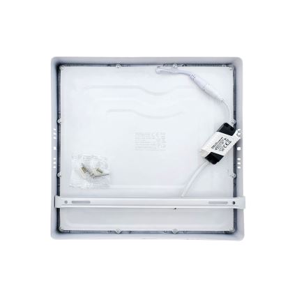 Светодиодный потолочный светильник LED/24W/230V 4200K 28x28 см белый
