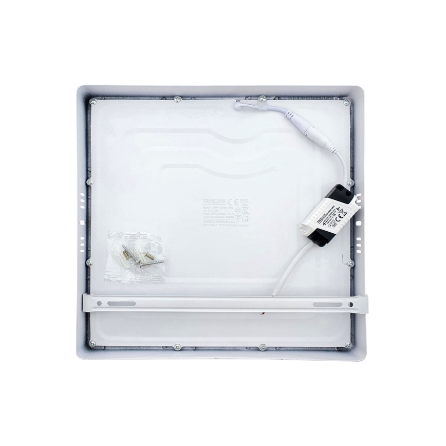 Светодиодный потолочный светильник LED/24W/230V 4200K 28x28 см белый