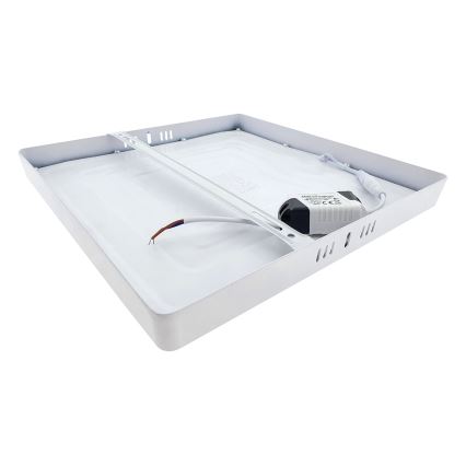 Светодиодный потолочный светильник LED/24W/230V 4200K 28x28 см белый