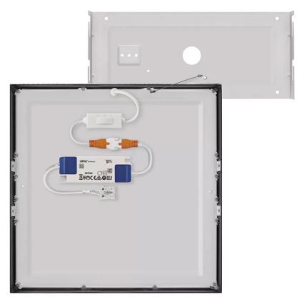 Светодиодный потолочный светильник NEXXO LED/28,5W/230V 3000/3500/4000K 30x30 см черный