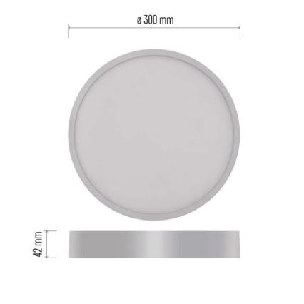 Светодиодный потолочный светильник NEXXO LED/28,5W/230V 3000/3500/4000K диаметр 30 см белый