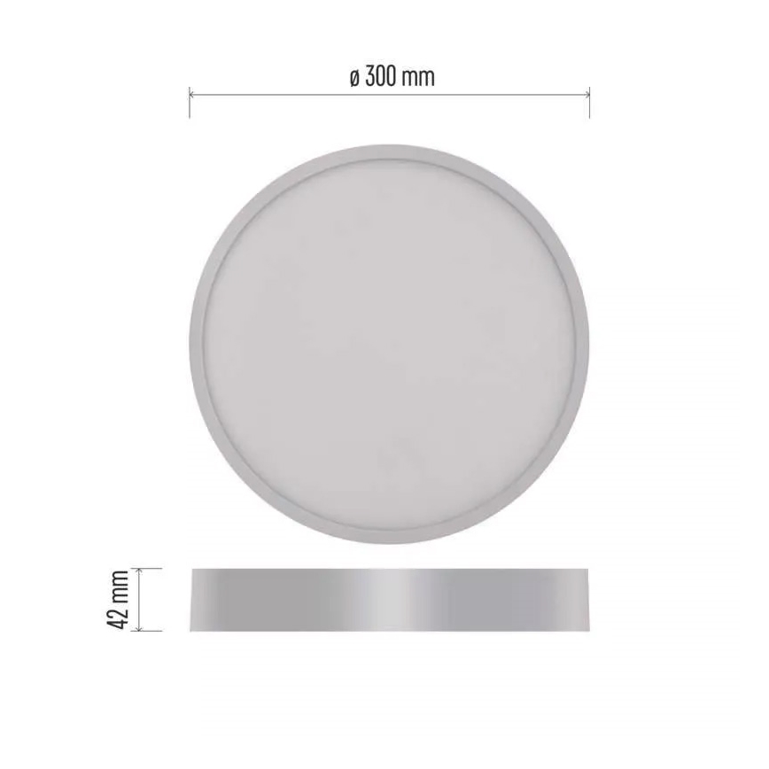 Светодиодный потолочный светильник NEXXO LED/28,5W/230V 3000/3500/4000K диаметр 30 см белый
