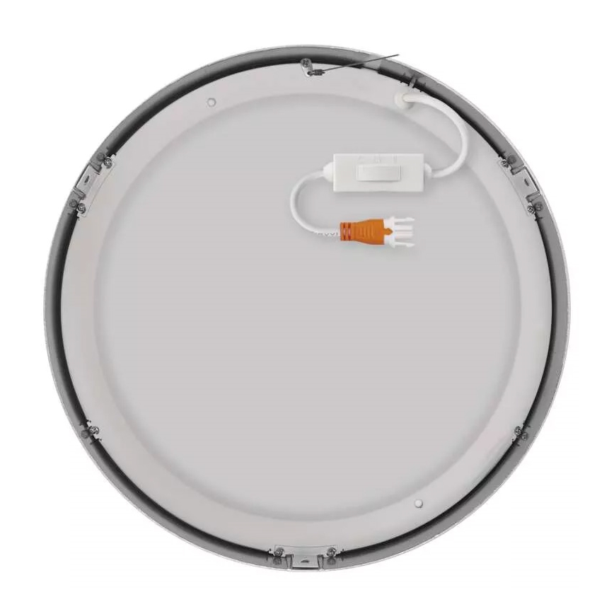 Светодиодный потолочный светильник NEXXO LED/28,5W/230V 3000/3500/4000K диаметр 30 см блестящий хром