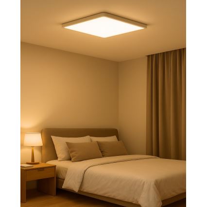 Светодиодный потолочный светильник LED/40W/230V 3000/4000/6500K 50x50 см белый