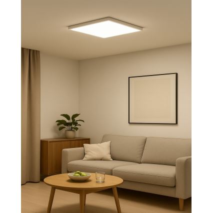 Светодиодный потолочный светильник LED/40W/230V 3000/4000/6500K 50x50 см белый